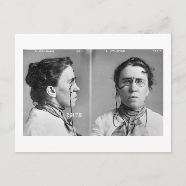 Emma Goldman - anarchist, 1911 Postcard (Front)