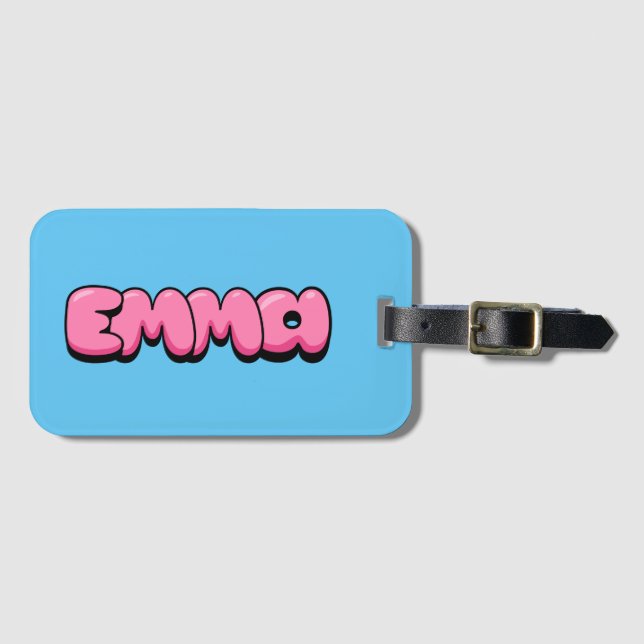 Emma Luggage Tag (Front Horizontal)