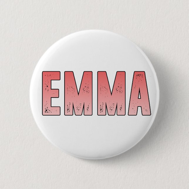 Emma name 2 inch round button (Front)