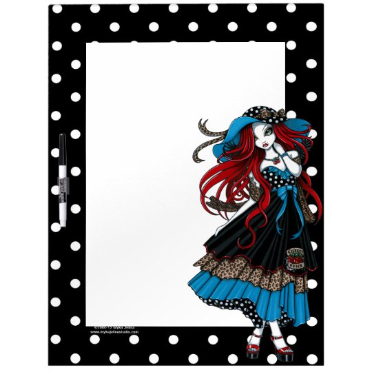 Emma Rockabilly Swallow Angel Dry Erase Board