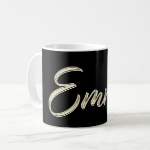 Emma white gold Handwriting Tasse de café
