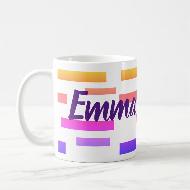 Emma Your Name Coffee Tea Mug Cup (Gauche)