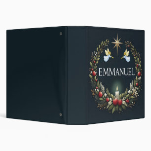 Emmanuel Christmas angels Binder