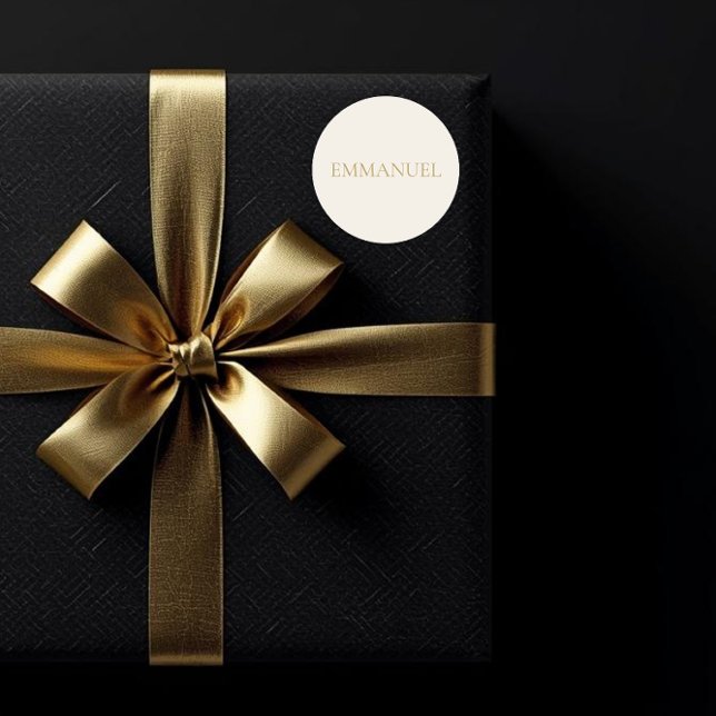 EMMANUEL Cream Christmas Sticker #2 (Creator Uploaded)