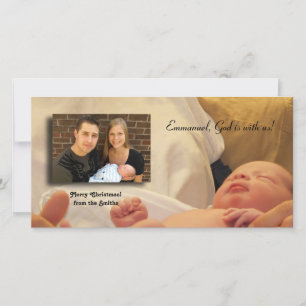 Emmanuel, God is with us! Holiday Card