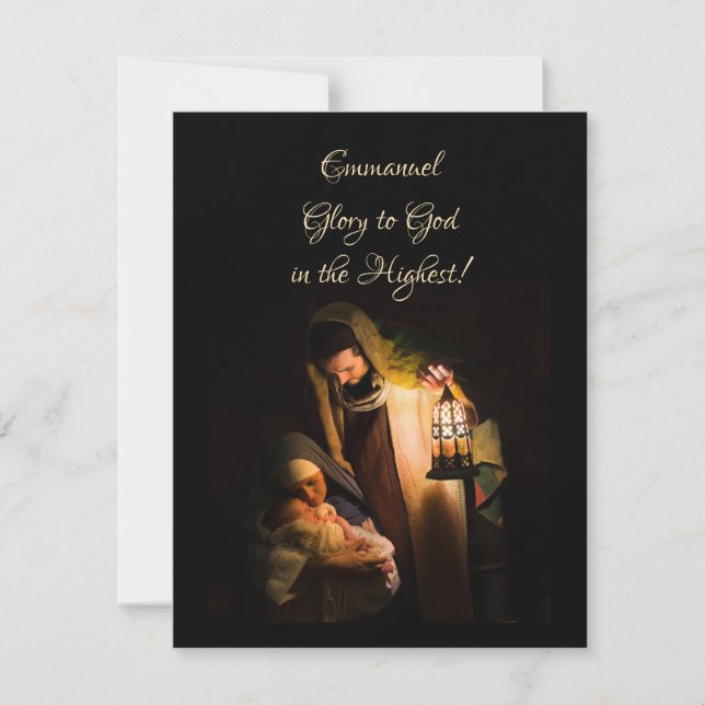 Emmanuel  holiday card (Front)