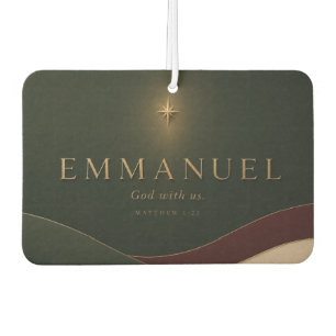 EMMANUEL Matthew 1:23 Christian Air Freshener