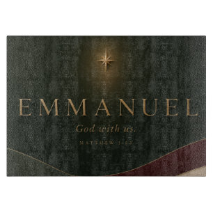 EMMANUEL   Matthew 1:23 Christian  Cutting Board