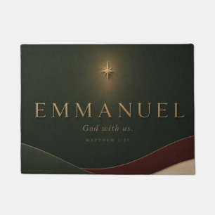 EMMANUEL Matthew 1:23 Christian Doormat