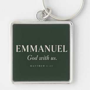 EMMANUEL Matthew 1:23 Christmas Keychain