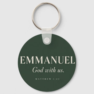 EMMANUEL Matthew 1:23 Christmas Keychain