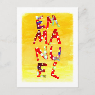 Emmanuel Postcard