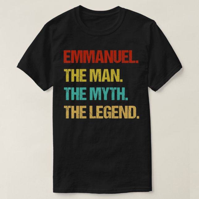Emmanuel The Man The Myth The Legend Pullover  (Design Front)