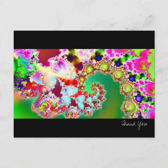 Emma's Garden I · Fractal Art · Goa Postcard (Front)