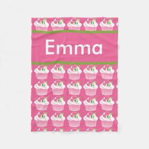 Emma's Personalized Cupcake Blanket