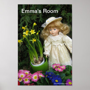 Emma's room poster