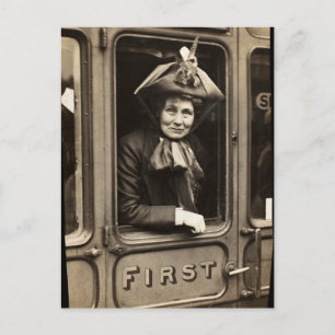 Emmeline Pankhurst Feminist and Suffragette Postcard