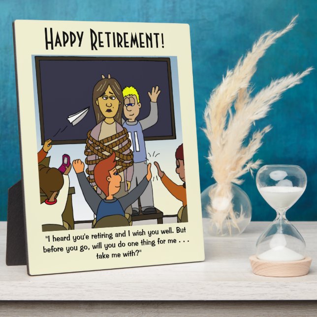 Emmenez-Moi Avec La Plaque De Retraite Des Enseign (Côté)