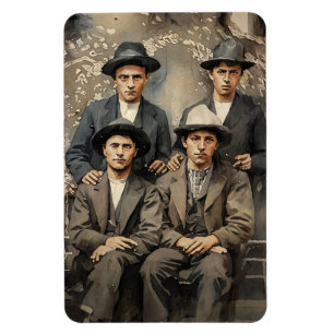Emmet Dalton, Jesse James, Jesse evans cowboys art Magnet