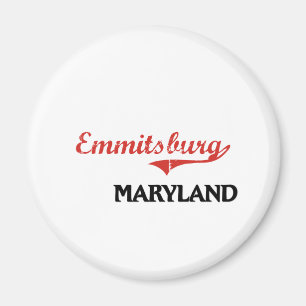 Emmitsburg Maryland City Classic Magnet