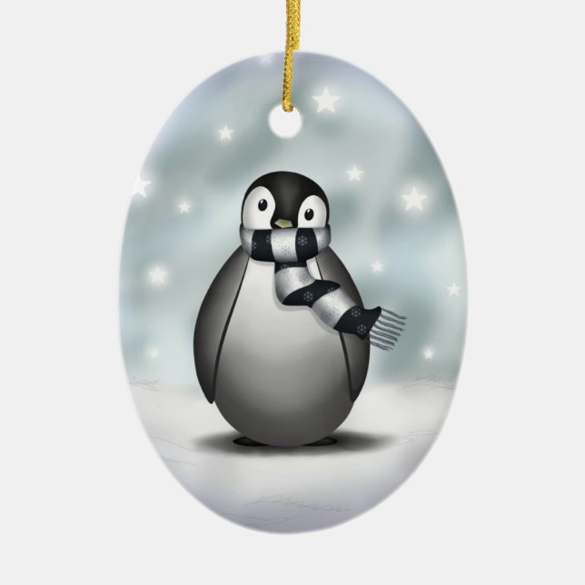 Emmy le pingouin d'empereur - ornement (Devant)