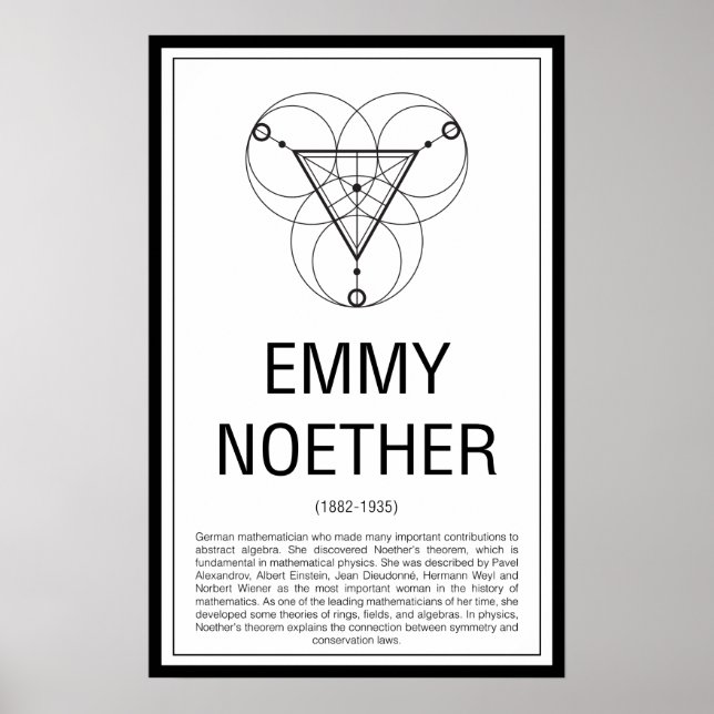 Emmy Noether Poster (Front)