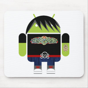 Emo Andy the Android Mouse Pad