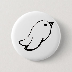 Emo Bird 2 Inch Round Button