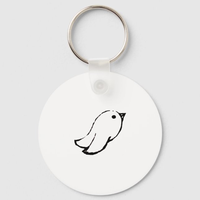 Emo Bird Keychain (Front)