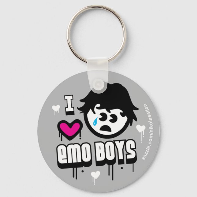 EMO BOYS! KEYCHAIN (Front)