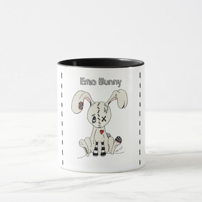 Emo Bunny Mug (Center)