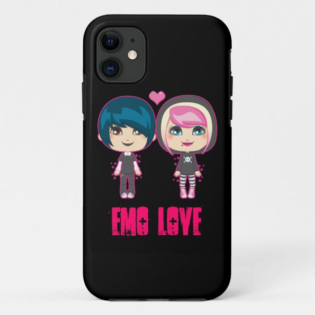 Emo Couple Case-Mate iPhone Case (Back)