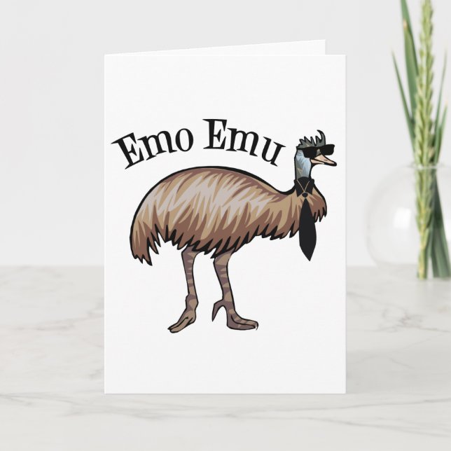 Emo Emu Card (Front)