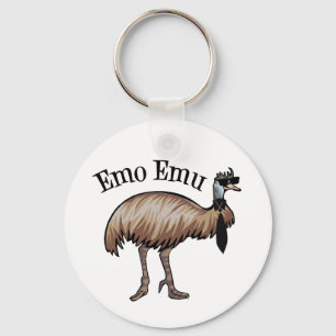 Emo Emu Keychain
