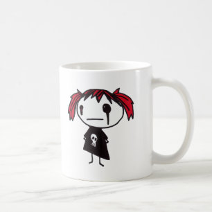 emo gal coffee mug