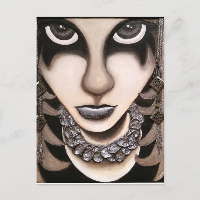 Emo Girl Postcard (Front)