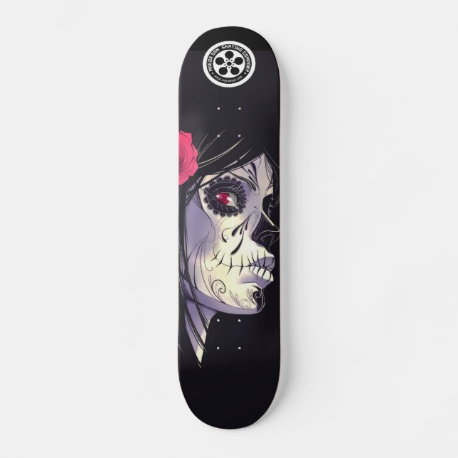 Emo Girl Skateboard (Front)