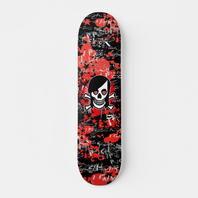 Emo Girl Skateboard (Devant)