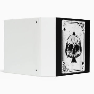 Emo Gothic And Punk Ace of Spades Poker Game Binder