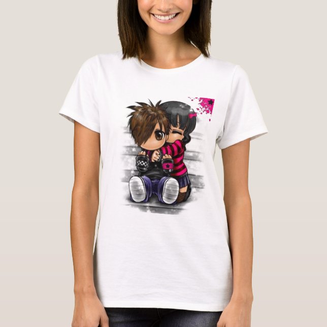 emo hug T-Shirt (Front)