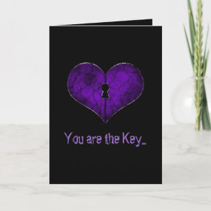 Emo "Key to my Emo Heart" Card