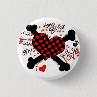 emo/love 1 inch round button