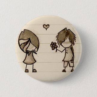 Emo Love 2 Inch Round Button