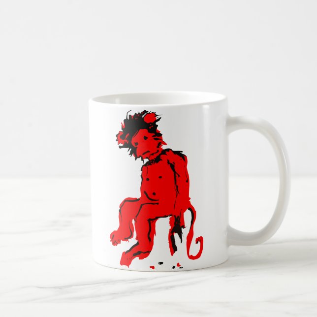 emo monkey ink coffee mug (Right)