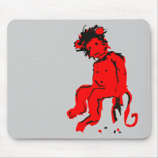 emo monkey ink mouse pad