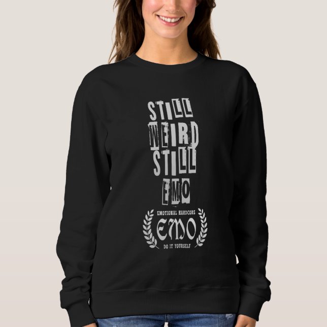 Emo Music Emos Punk Emocore Emo Sweatshirt (Front)