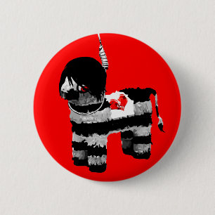 emo pinata 2 inch round button