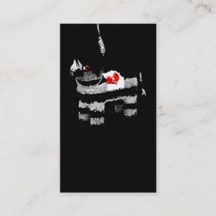 emo pinata business card