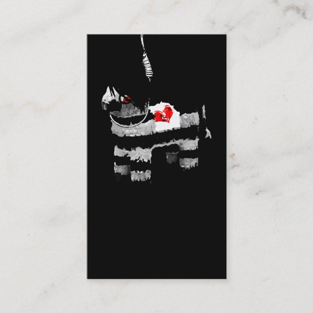 emo pinata business card (Front)