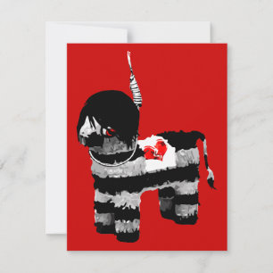 emo pinata invitation